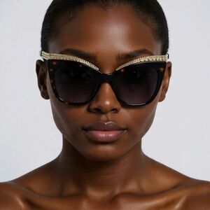 Moschino Mos 009/S Cat Eye Dark Havana Sunglasses